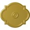 Ekena Millwork Waltz Ceiling Medallion (Fits Canopies up to 5 1/4"), 24"W x 20 1/2"H x 1 1/8"P, Rich Gold CM24WARGS - alternate 1
